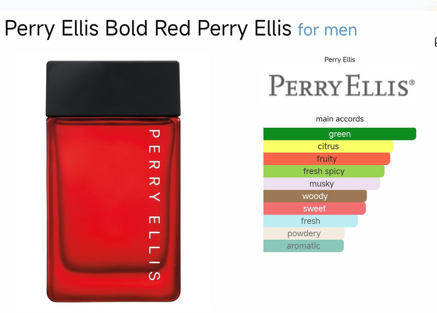 PERRY ELLIS- BOLD RED 100ML.