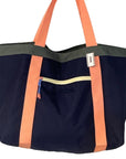 Victoria's Secret Pink Weekender Tote Bag Blue Coral