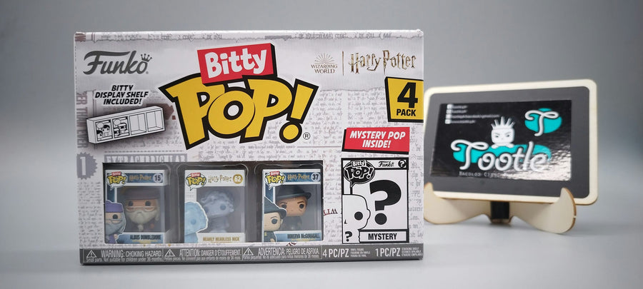 BITTY POP Harry Potter 4-Pack Series 1 to 4 with Mystery Bitty Funko Pop Tootle ph