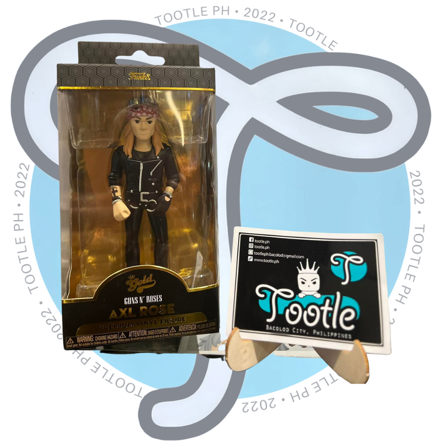 Guns N Roses Axl Rose 5-Inch Vinyl Gold Figure