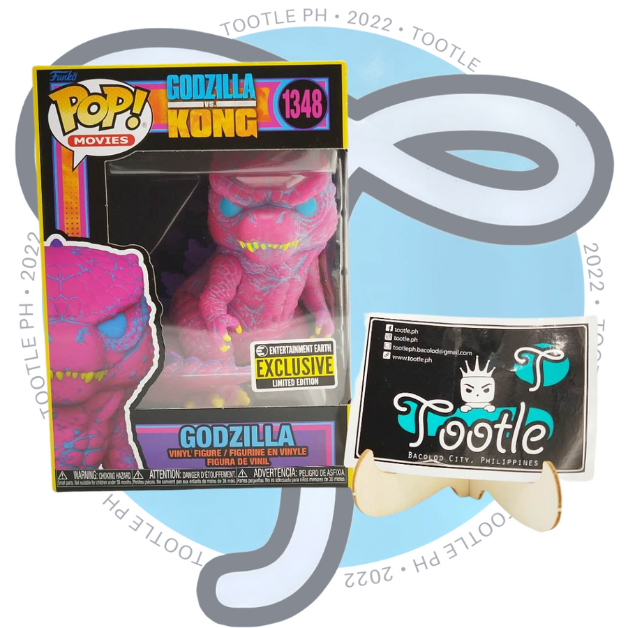 GODZILLA 1348 EE Exclusive Black Light Edition Godzilla vs Kong Funko Pop Movies Tootle ph