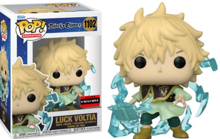 LUCK VOLTIA 1102 AAA Anime Exclusive - Black and Clover Funko Pop Animation