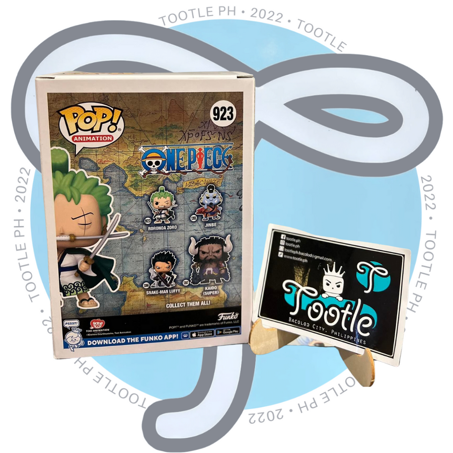 RORONOA ZORO 923 One Piece Funko Pop Animation Tootle ph