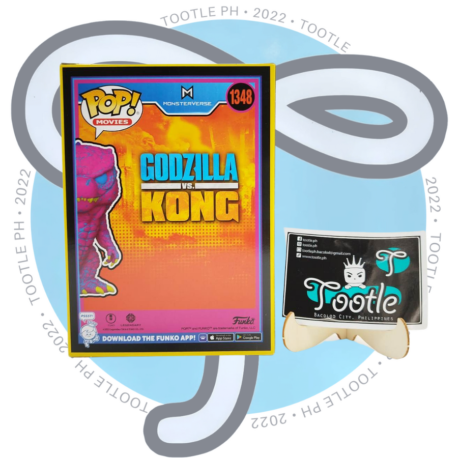 GODZILLA 1348 EE Exclusive Black Light Edition Godzilla vs Kong Funko Pop Movies Tootle ph