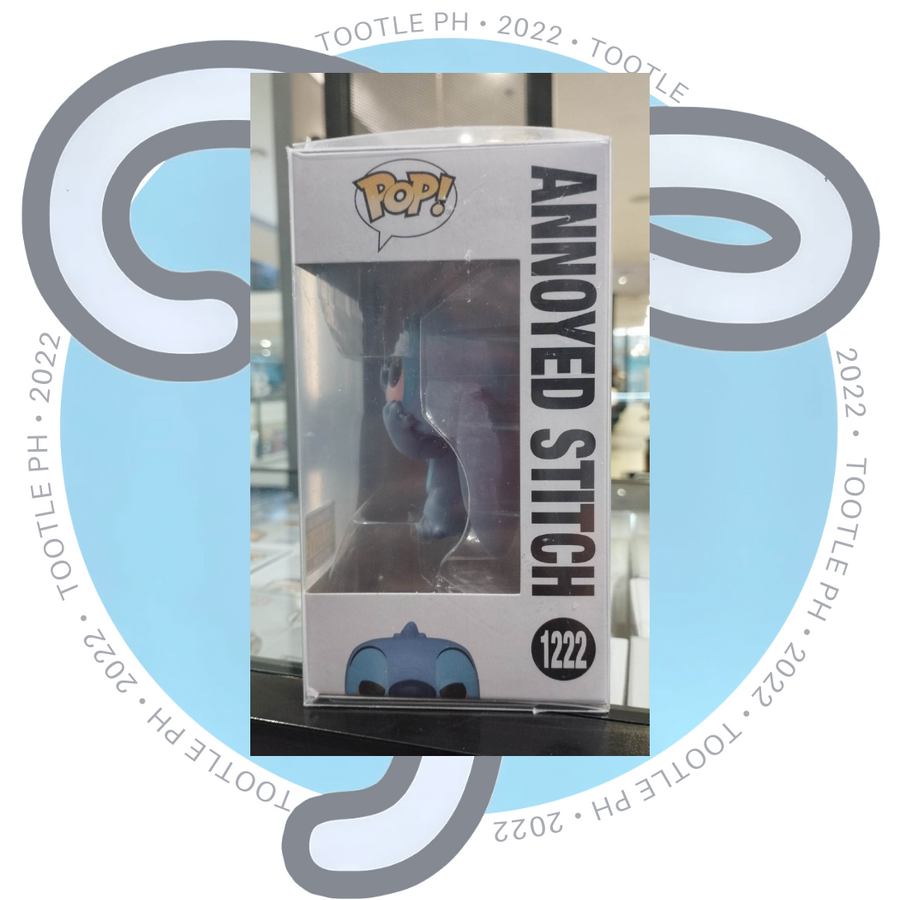 ANNOYED STITCH 1222 EE Exclusive Disney Lilo & Stitch Funko Pop Tootle ph