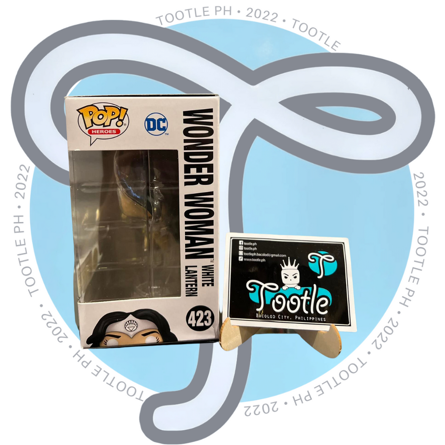 Wonder Woman 80th White Lantern GITD Pop! Vinyl EE Excl. -  423