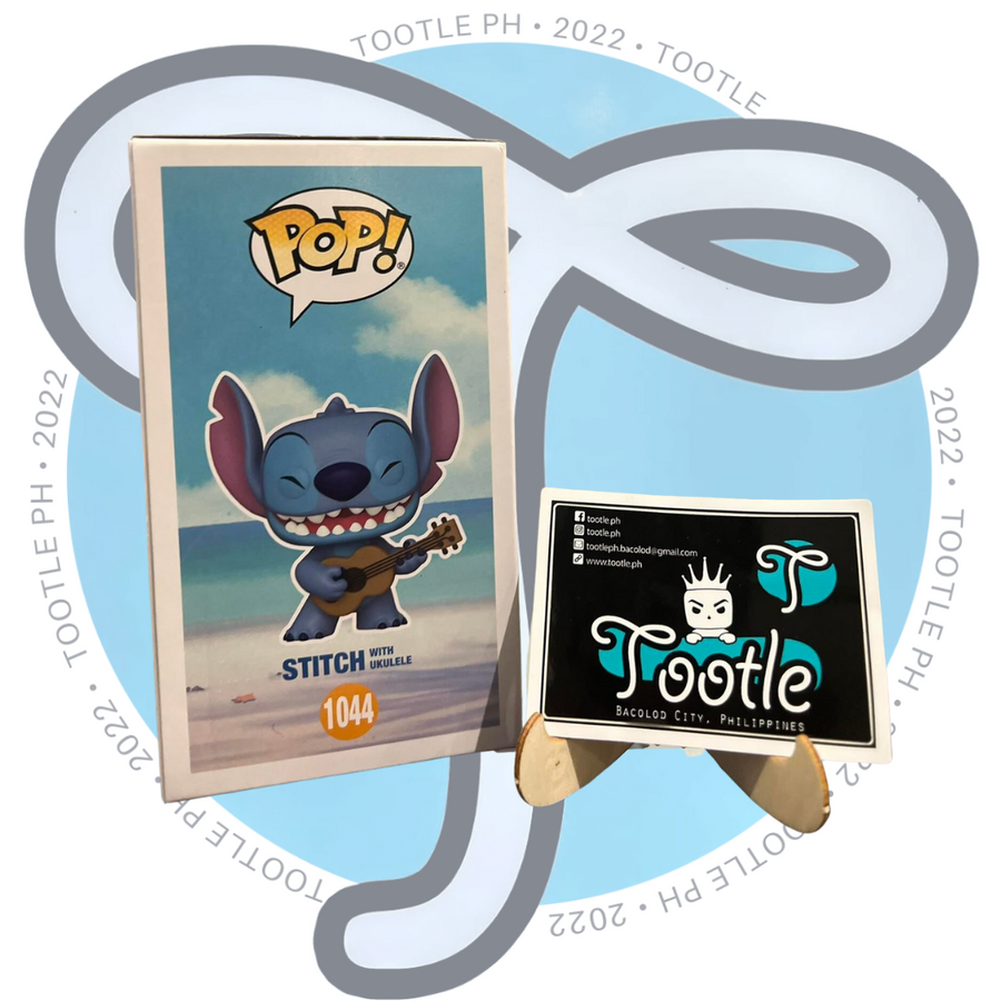 Lilo & Stitch Stitch with Ukulele Diamond Glitter Pop! Vinyl Figure - Entertainment Earth Exclusive