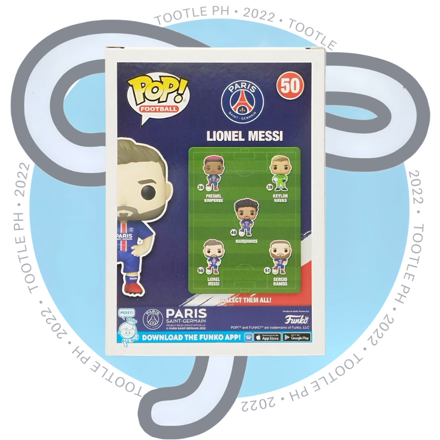 Paris Saint Germain FC - LIONEL MESSI - 50 - Funko Pop Football