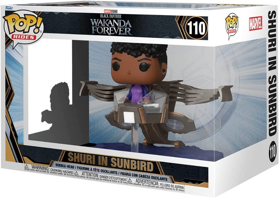 SHURI in SUNBIRD 110 - Marvel Black Panther Wakanda Forever Funko Pop Rides