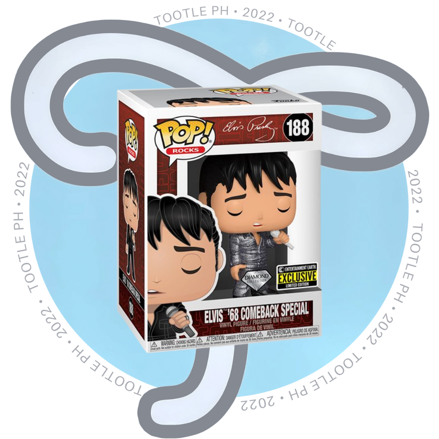 Elvis Presley 188 Diamond Glitter Pop! Vinyl - EE Excl.