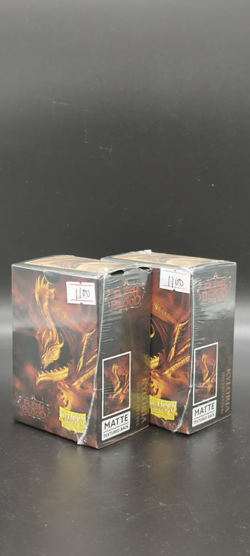 Flesh and Blood - DRAGON SHIELD - MATTE Textured Back Art Sleeves - 100 Sleeves - TCG