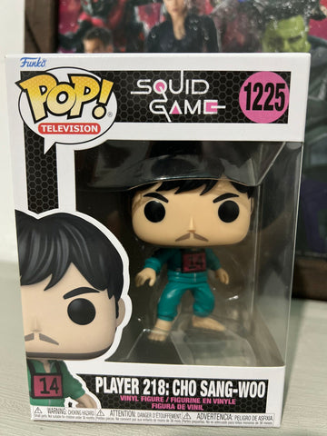 PLAYER 218 CHO SANG WOO 1225 Squid Game Funko Pop Television Tootle ph