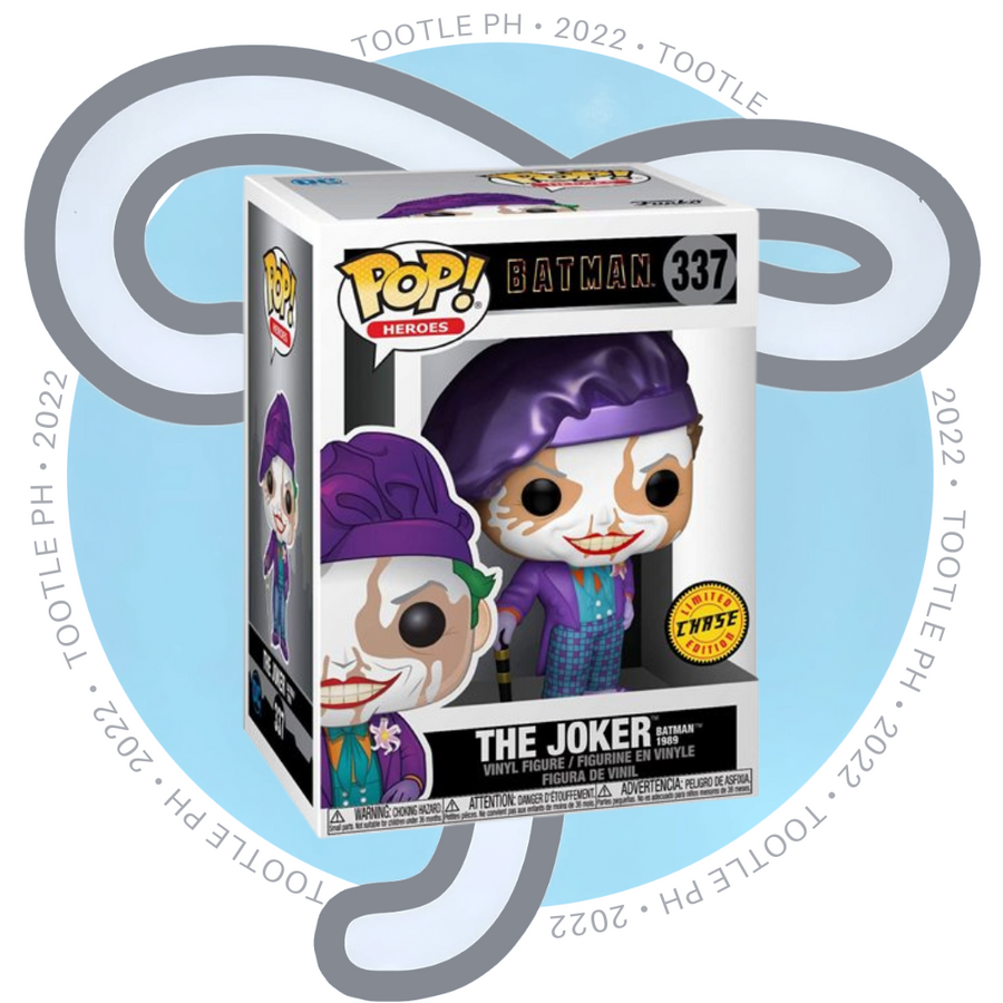 THE JOKER Batman 1989 337 CHASE LE - BATMAN Funko Pop Heroes