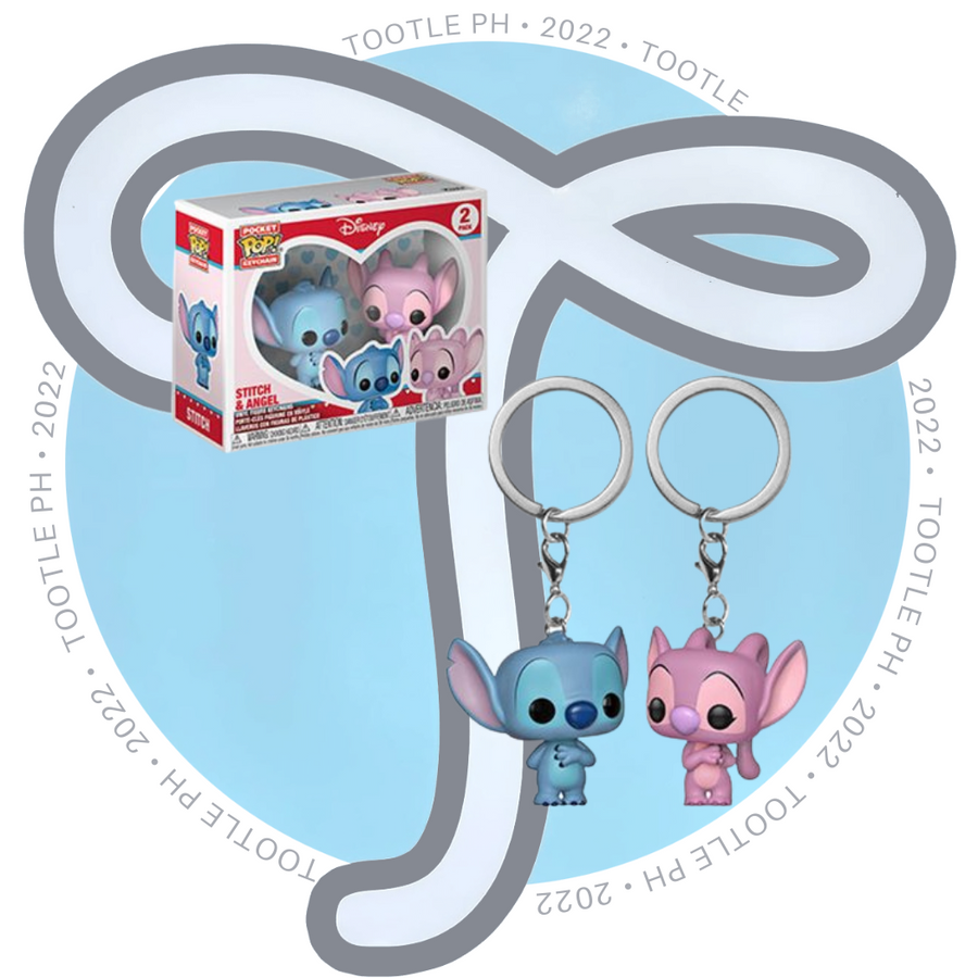 Lilo & Stitch Angel and Stitch Pocket Pop! Key Chain 2-Pack