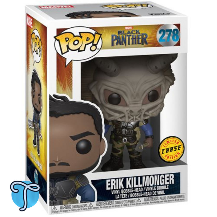 ERIC KILLMONGER 278 CHASE LE - Marvel Black Panther Funko Pop