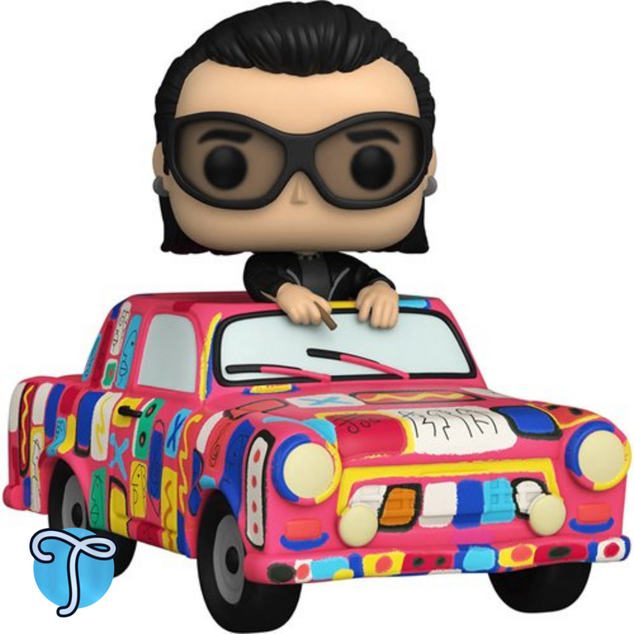 U2 Zoo TV Bono with Achtung Baby Car Super Deluxe Pop! Rides 293